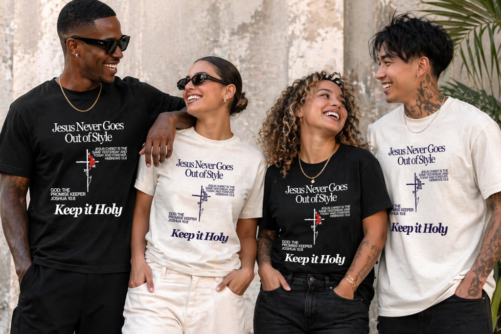 JESUS NEVER GOES OUT OF STYLE T- SHIRT