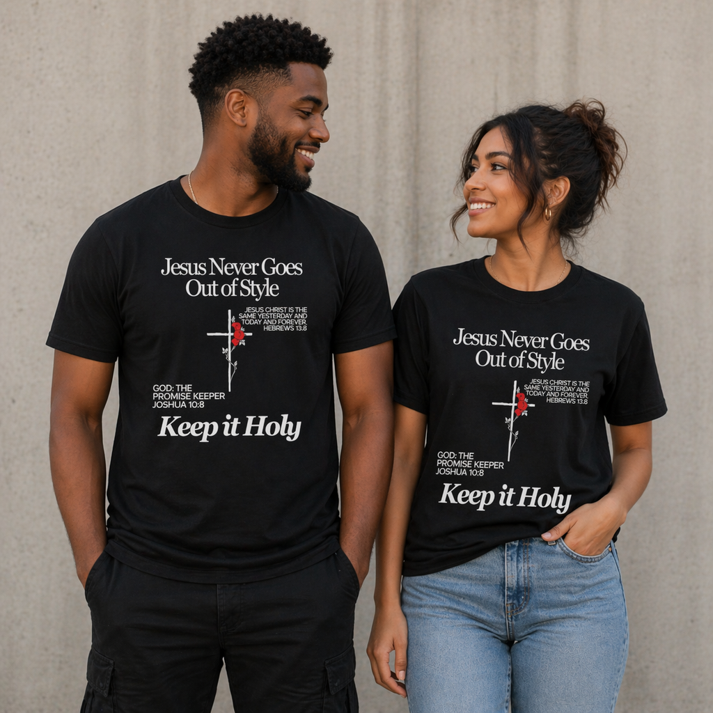 JESUS NEVER GOES OUT OF STYLE T- SHIRT